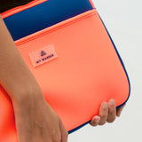 Mallette portable Fluor Néoprène Corail Nuit