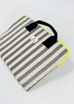 Gray Stripes Laptop Sleeve