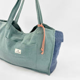 Bolsa Média <tc>Pack</tc> Linho Verde + <tc>Nécessaire</tc>