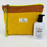 Lin Moutarde <tc>Trousse de Toilette</tc> + Gisèle Denis Super Bronzage Immédiat