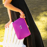 Purple Neoprene Handbag