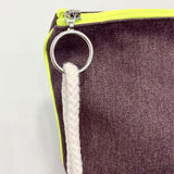 Oslo toiletry bag/ Fluorescent zipper wallet